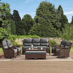 HILLGA Luxury High Back Patio Furniture Set - Image 8