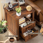 Joaxswe 18" Farmhouse Night Stands Set of 2 - Image 4