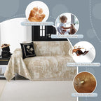MYSKY HOME Couch Cover for Sectional Sofa Set for Dog Cat Pets Abstract - Image 3