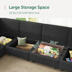 HONBAY Modular Sectional Sofa - Image 6