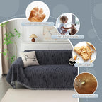 MYSKY HOME Boho Couch Cover Navy Sofa Covers - Image 3