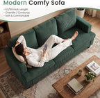 YOUDENOVA Sofa, 3 Piece Set Comfy Sofa, Loveseat & 2 3-Seater Couch - Image 4