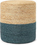 REDEARTH · Cylindrical Pouf Foot Stool Ottoman - Image 4
