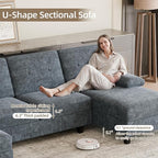 Shintenchi U-Shaped Sectional Couches - Image 6
