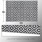 SAND MINE Waterproof Outdoor Rug 4x6 ft, Plastic Reversible Rug, Modern Area Rug - Image 2