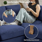 114'' V-Shaped Sectional Cloud Couch - Image 4