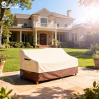 Patio 3-Seater Sofa Cover, Outdoor Couch Cover Fits up to 79W x 37D x 35H Inches - Image 6