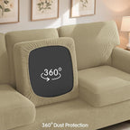 SUBRTEX 5 Pieces Stretch Sofa Slipcover Sets Couch Cover Sets Backrest Cushion - Image 6