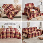 Boho Throw Blanket, Patchwork Large Blankets - Image 8