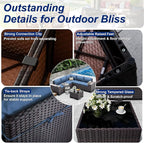 Outdoor Patio Furniture Set - Image 7