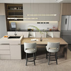 VKNOW Bar Stools Set of 2, Modern Counter Stools - Image 7