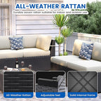 Patio Furniture Sets, 7-Piece Outdoor Patio Furniture - Image 4