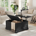 Furnideco Farmhouse Lift Top Coffee Table, Square Wood Center Table by FurnidecoFurniture