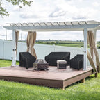 Patio 3-Seater Sofa Cover, Outdoor Couch Cover Fits up to 85W x 38D x 35H Inches - Image 8