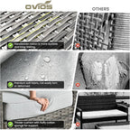 ovios 7 Pieces Patio Furniture Set, Outdoor Wicker Sofa Couch - Image 8