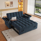 3 in 1 Convertible Sleeper Sofa, 65in Sleeper Couch - Image 4