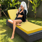 Chaise Lounge Cushion Outdoor, Waterproof and Stain-Resistant Lounge Deck - Image 7