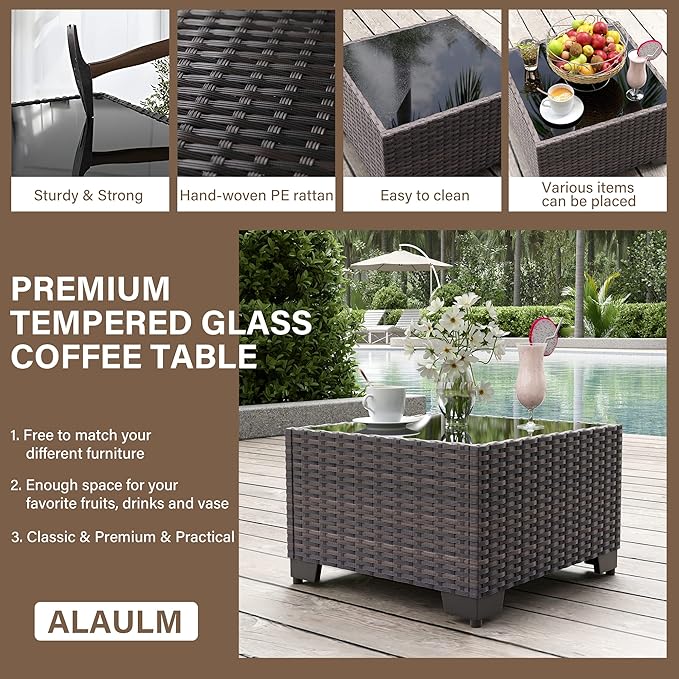 ALAULM Patio Furniture Set - Image 4