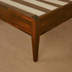 Bme Dinkee 15-Inch Solid Wood Queen Platform Bed Frame - Image 7