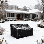 Patio 3-Seater Sofa Cover, Outdoor Couch Cover Fits up to 85W x 38D x 35H Inches - Image 6