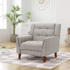 Christopher Knight Home Evelyn Mid Century Modern Fabric Arm Chair - Image 2