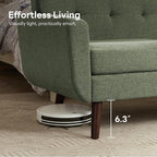 Tbfit Mid Century Modern Sofa Couch, Loveseat & Standard Sofa - Image 3