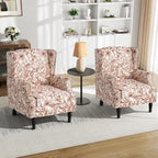 Pia Ricco High Back Floral Accent Chair - Image 6