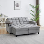 70.9" Chaise Lounge Chair Indoor, Oversized Boucle Upholstered Sofa Bed by hansones