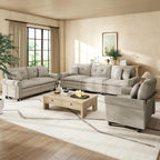 HERA'S HOUSE 3 Pieces Modular Sectional Sofa Sets, Oversized Couch Set by HERASHOUSE