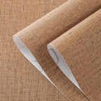 Brown Grasscloth Wallpaper Peel and Stick 393.7" Textured Brown Contact Paper - Image 7