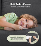 Welzona 83" Couches for Living Room, Teddy Sofa Couch - Image 6