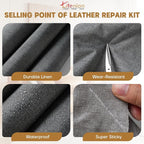 Fabric Repair Patches, 17X158 inch Linen Self-Adhesive Fabric Repair Tape - Image 3