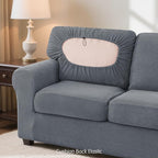 SUBRTEX 3 Pieces Stretch Sofa Slipcover Sets Couch Cover Sets Backrest Cushion - Image 7