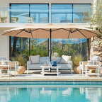 SUPERJARE 15FT Outdoor Patio Umbrella - Image 9