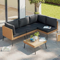 Aoxun Patio Furniture Set, 5 Piece Outdoor Sectional Sofas by Aoxun