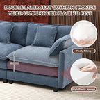 Ihanherry Cloud Sofa 77 Inch Loveseat, Modern Sectional Couch, 2-Seats Sofa - Image 4