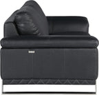 Blackjack Furniture Weston Collection Genuine Italian Leather Living Room Sofa - Image 5
