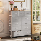 WLIVE Tall Dresser for Bedroom, Fabric Dressers Storage Tower, Dresser & Chest - Image 4
