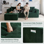 MAXYOYO Modular Sectional Sofa Couch, L Shaped Modern Cloud Couch - Image 6