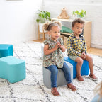 ECR4Kids SoftZone Toddler Modular Stool Seating Set, Classroom Furniture - Image 2