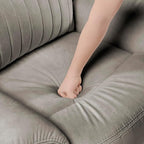 Lexicon Manual Recliner Chair, Polished Microfiber Reclining Sofa Chair - Image 17