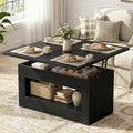 UNIQUITE 40" Lift Top Coffee Table, 4 in 1 Multi-Function Lift Coffee Tables by UNIQUITE