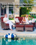 HILLGA 11-Piece Luxury Patio Furniture Set - Image 3