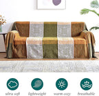 Boho Sofa Cover, Bohemian Throw Blanket Tassels Hippie Decor Covers Couch Chair - Image 6