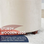 Ornavo Home Round Storage Ottoman - Image 7