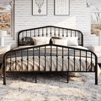 SHA CERLIN King Size Metal Platform Bed Frame - Image 3