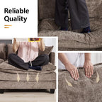 147'' Oversized U Shaped Cloud Sectional Sofa, Chenille Deep Seat Couches - Image 5