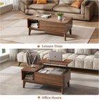 LYNCOHOME Fluted Lift Top Coffee Table - Image 3