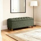 Homepop Home Decor Tufted Ainsley Button Storage Ottoman Bench - Image 2