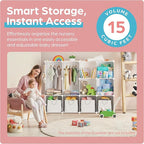 CUBEDIY Baby Closet Organizer for Nursery: Durable Baby Wardrobe for Closet - Image 2
